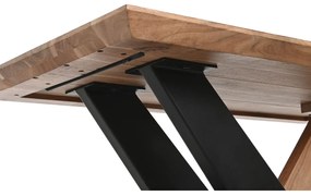 Τραπεζάκι Καφέ DKD Home Decor Μέταλλο ξύλο ακακίας 115 x 60 x 45 cm