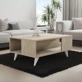 Τραπεζάκι σαλονιού Yuka Megapap χρώμα travertine 90x60x39,5εκ.-GP052-0160,1