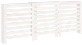 vidaXL Κάλυμμα Καλοριφέρ Λευκό 210x21x85 εκ. από Μασίφ Ξύλο Πεύκου