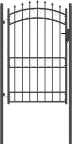 vidaXL Πύλη Φράχτη με Ακίδες EMMEN 200 x 100 cm