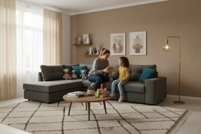 Γωνιακός καναπές Hanson-Gkri-Αριστερή