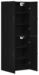 vidaXL Ντουλάπες 2 τμχ σε Μαύρη Δρυς 69,5x34x180 εκ. - Επεξεργασμένο Ξύλο