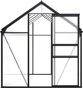 vidaXL Θερμοκήπιο Ανθρακί 5,89 μ³ Αλουμινίου
