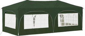 vidaXL Αυτοσχέδιο Μόρφωση 574 x 289 x 245 cm Πράσινο Ύφασμα Όξφορντ