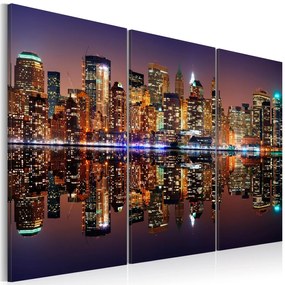 Πίνακας - New York water reflection 120x80