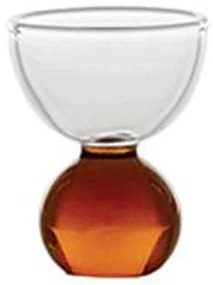 Αυγοθήκη Bilia BA01004 5x6cm Amber-Clear Zafferano Γυαλί