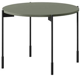 Τραπεζάκι Σαλονιού Sorena Λαδί 64x45x64cm με μαύρα πόδια - BOG4589