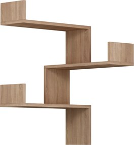 Ράφι Τοίχου Δρυς LUKSA 60x90x60