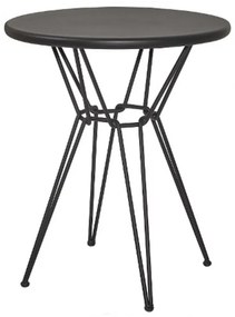 Τραπέζι Κήπου Cologne/T4 02-00-1028 Φ70x74cm Black