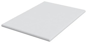 vidaXL Στρώμα επικάλυψης Λευκό 140 x 200 cm Υφασμα Jacquard