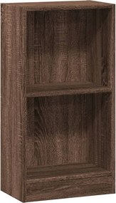 vidaXL Βιβλιοθήκη Καφέ Δρυς 40x24x76 εκ. από Επεξεργασμένο Ξύλο