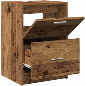 vidaXL Ντουλάπι Μπάνιου Παλιό Ξύλο 40 x 37 x 59 cm Επεξεργασμένο ξύλο