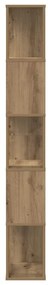 vidaXL Βιβλιοθήκη 5 Επιπέδων Δρυς 45x23,5x162,5 εκ. Επεξεργ. Ξύλο