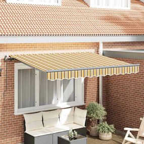 vidaXL Σκηνίτσα Αναδιπλούμενη Κίτρινο 350 x 200 cm ύφασμα