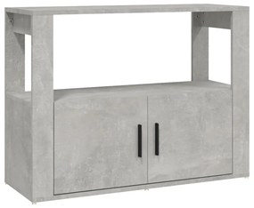 vidaXL Ντουλάπι Γκρι Σκυροδέματος 80x30x60 εκ. Επεξεργασμένο Ξύλο