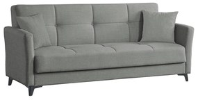Καναπές Κρεβάτι Τριθέσιος ArteLibre JAVIER 3S Γκρι 210x84x86cm