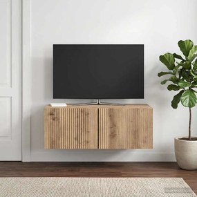 VidaXL Τοποθετούμενος στον τοίχο τηλεοπτικός ερμάριος Artisan Δρυς