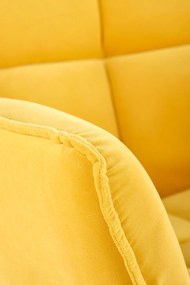 BELTON leisure chair color: yellow