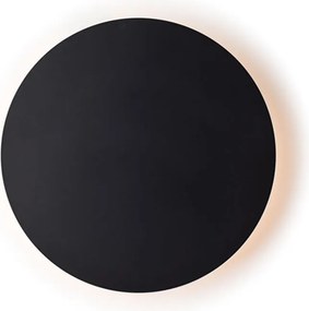 Απλίκα Τοίχου LED Aca Eclipse ZM1724LEDWB Black Matt
