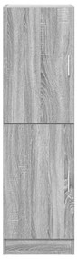 Ντουλάπι Κουζίνας Γκρι sonoma 38x41,5x131,5 εκ. Επεξεργ. Ξύλο - Γκρι