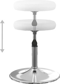 vidaXL Καρέκλες Τραπεζαρίας 4 τεμ. Λευκές από Συνθετικό Δέρμα