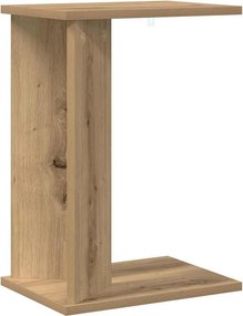 vidaXL End Table Artisan Oak 35 x 25 x 50 εκ Επεξεργασμένο Ξύλο