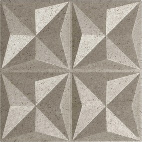 vidaXL Πάνελ τοίχου 48 τμχ. 50 x 50 cm Οριγκάμι μπετόν Φελιζόλ XPS
