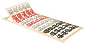 vidaXL Πλαίσιο Κρεβατιού 12 Σανίδες 100 x 200 εκ. Ρυθ. Τμήμα Κεφαλιού