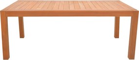 Τραπέζι Vocaly pakoworld teak ξύλο σε φυσική απόχρωση 200x100x75εκ