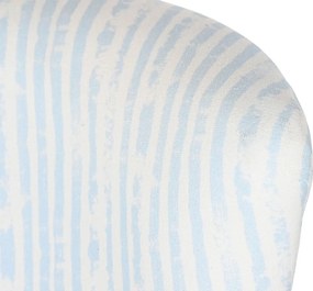Πολυθρόνα DKD Home Decor 73 x 67 x 85 cm Μπλε Ξύλο Λευκό