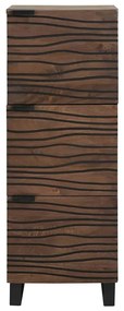 vidaXL Highboard Καφέ 40 x 33 x 110 εκ Μασίφ ξύλο μάνγκο