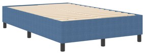 vidaXL Κρεβάτι με ελατήριο Μπλε 120x200 εκ Κορντούρα
