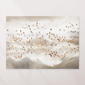 Πίνακας σε καμβά Χρυσά Πουλάκια KNV2495 45cm x 65cm