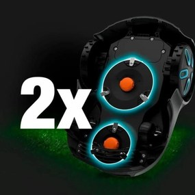 Ρομποτική χορτοκοπτική μηχανή Gardena Smart SILENO Free 600 M²