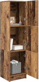 vidaXL Highboard Παλιό ξύλο 31.5 x 32 x 122.5 εκ