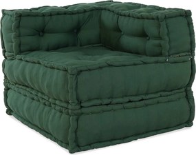 vidaXL Μονάδα Μοντέρνου Καναπέ 2 pcs Πράσινο 140 x 70 x 56 εκ. Ύφασμα
