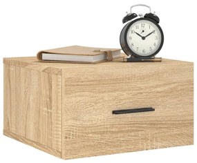 vidaXL Κομοδίνα Επιτοίχια Sonoma Δρυς 35 x 35 x 20 εκ.