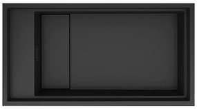 Νεροχύτης κουζίνας DIALOGO 360 Black 86 ELLECI 86x46cm