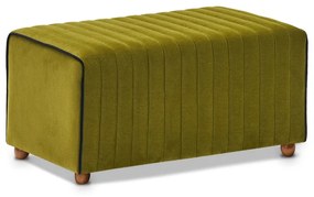 Σκαμπώ Mabel Megapap βελούδινο χρώμα πράσινο 80x40x40εκ.-GP043-0088,3