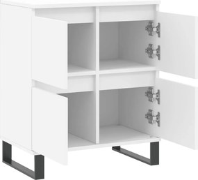 vidaXL Συρταριέρα Λευκή 60 x 35 x 70 εκ. από Επεξεργασμένο Ξύλο