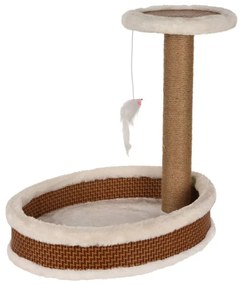 Pets Collection Ονυχοδρόμιο Δέντρο με Βάση 40 x 30 x 41 εκ. με Ποντίκι - Καφέ