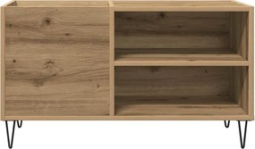 vidaXL Δισκοθήκη Δρυς τεχνίτης 84,5x38x48 εκ. από Επεξεργασμένο Ξύλο