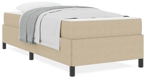 vidaXL Σκελετός Κρεβατιού Ανοιχτό γκρι 90 x 200 cm Βελούδο