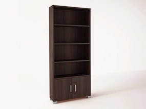 Intrahome Βιβλιοθήκη σε χρώμα βέγγε 75x30x180 Intrahomesa-00652305