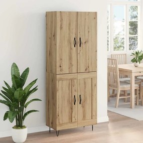 vidaXL Highboard 2 pcs Artisan Oak 69,5 x 34 x 180 εκ.