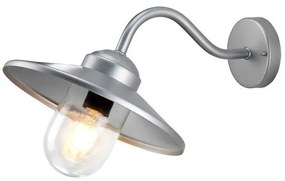 Απλίκα Φωτιστικό Τοίχου E27 60W IP44 Klampenborg Elstead Lighting KLAMPENBORG Ασημί