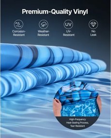 VEVOR Round Pool Liner 30ft Overlap Style Pool Liner 54in Wall Height