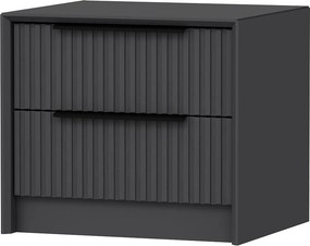 Κομοδίνο Ανθρακί FEFLEL 45x45x53