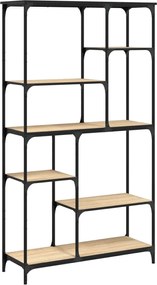vidaXL Βιβλιοθήκη Sonoma Δρυς 99 x 35,5 x 176 εκ. Επεξεργ. Ξύλο/Ατσάλι