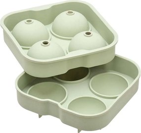 Παγοθήκη Στρογγυλή Σιλικόνης 4 Θέσεων Estia Mint Green 01-15022